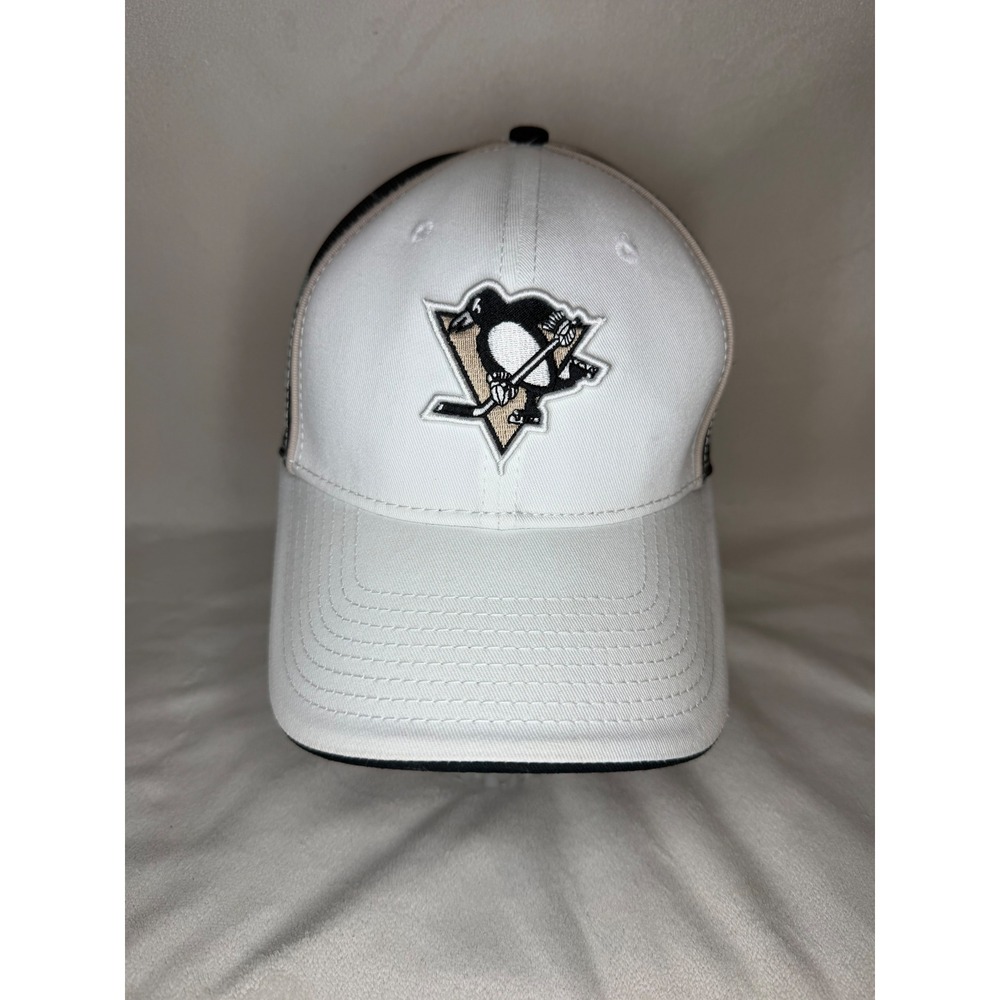 Pittsburgh Penguins New Era White Hat Graphic Side Panels NHL Hockey Cap